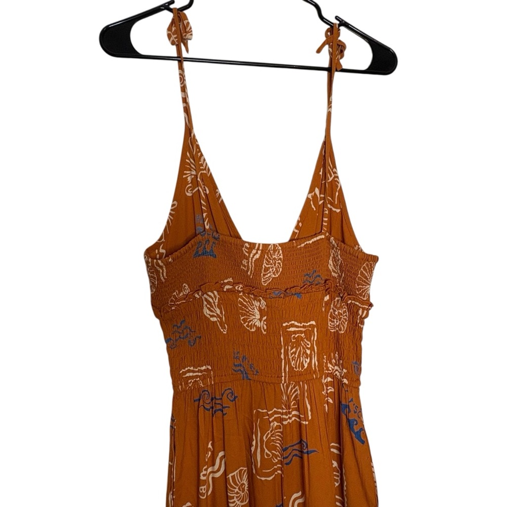 Stylish Orange Patterned Jumpsuit - image 4